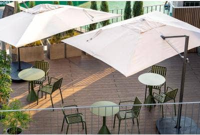 Les avantages des parasols professionnels inclinables
