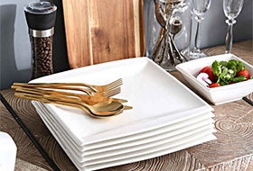 Assiettes carrées Assiettes carrées