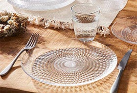 Assiettes en verre Assiettes en verre