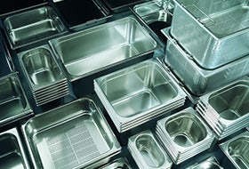 Bac gastro GN 1/4 inox Bac gastro GN 1/4 inox