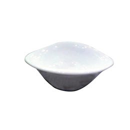 Mini coupelle Losange en porcelaine blanche - ht 75 mm