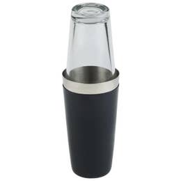 Shaker boston - noir 900 ml + verre 41 cl