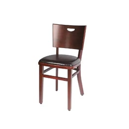 Chaise gamme Bistrot Confort - noir